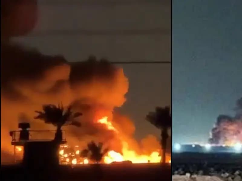 Bağdat'ta Dron Saldırısı Sonrasında ABD Üssünde Yangın Çıktı