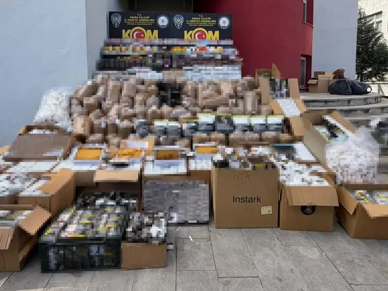 Adana'da Sigara Kaçakçılarına Şok Baskın: 37 Gözaltı
