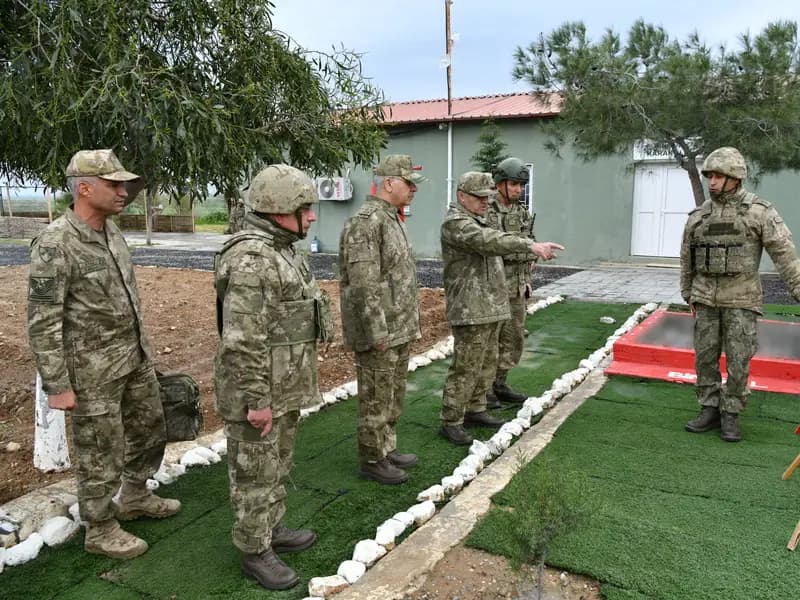 KKTC'deki Askeri Birliklere Ziyaret: Orgeneral Tokel Denetledi