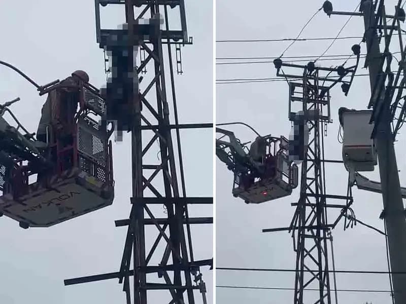 Bursa'da Elektrik Direğine Çıkan Hırsız Hayatını Kaybetti